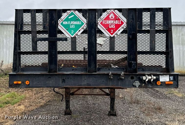 image for item EG6978 1984 Schnure flatbed trailer