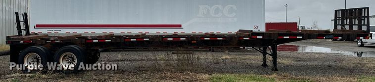 image for item EG6978 1984 Schnure flatbed trailer