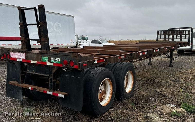 image for item EG6978 1984 Schnure flatbed trailer