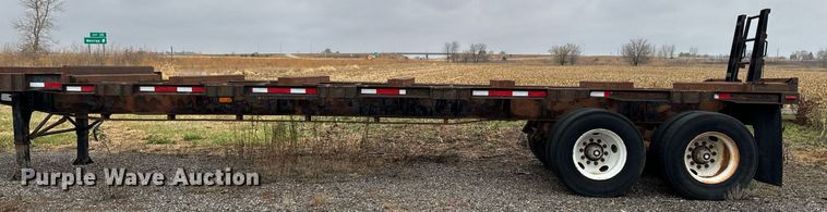 image for item EG6978 1984 Schnure flatbed trailer