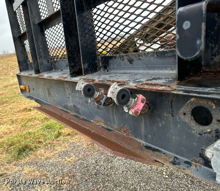 image for item EG6978 1984 Schnure flatbed trailer