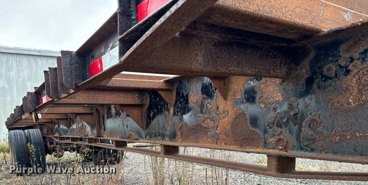 image for item EG6978 1984 Schnure flatbed trailer