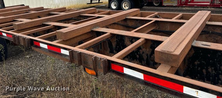 image for item EG6978 1984 Schnure flatbed trailer