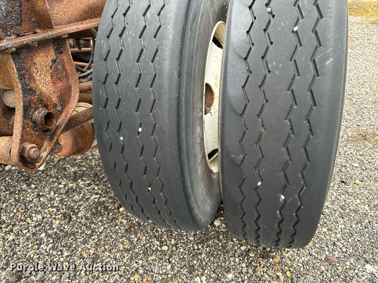 image for item EG6978 1984 Schnure flatbed trailer