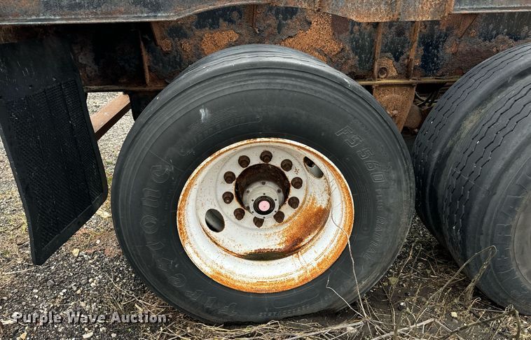 image for item EG6978 1984 Schnure flatbed trailer