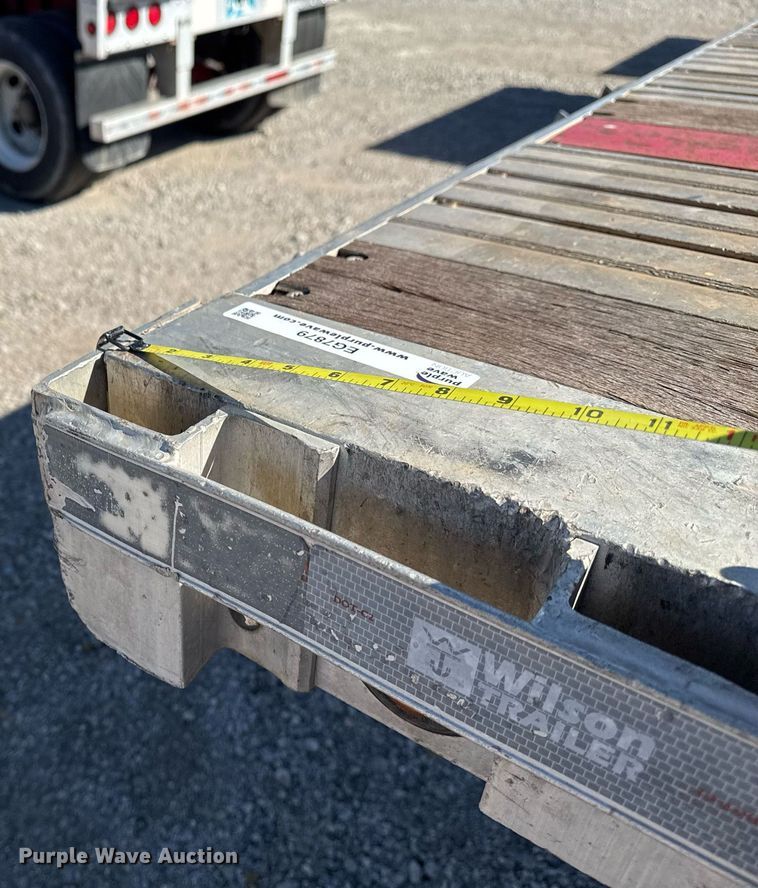 image for item EG7879 2012 Wilson CF1080 flatbed trailer