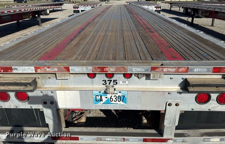 image for item EG7882 2012 Wilson CF1080 flatbed trailer