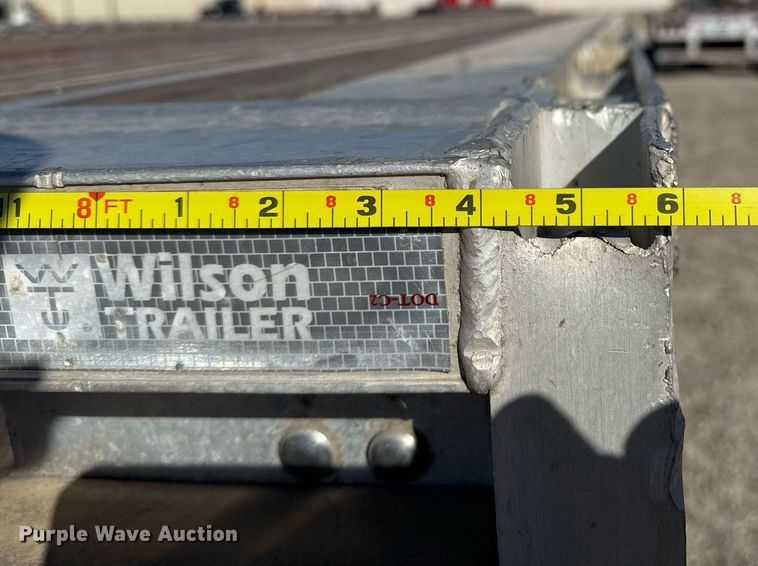 image for item EG7883 2012 Wilson CF1080 flatbed trailer