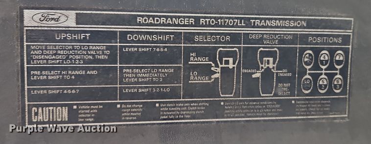 image for item EI8550 1988 Ford L9000 ready mix truck