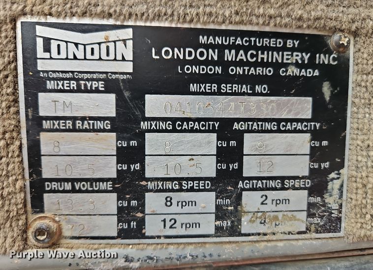 image for item EI8551 2005 Kenworth T800 ready mix truck