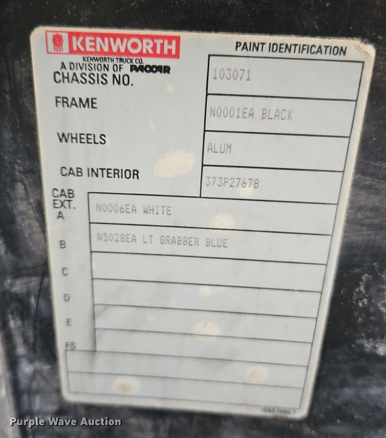 image for item EI8551 2005 Kenworth T800 ready mix truck