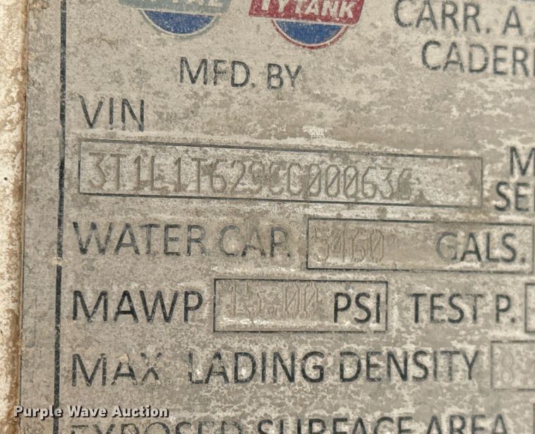 image for item EJ3198 2012 Tytal vacuum trailer