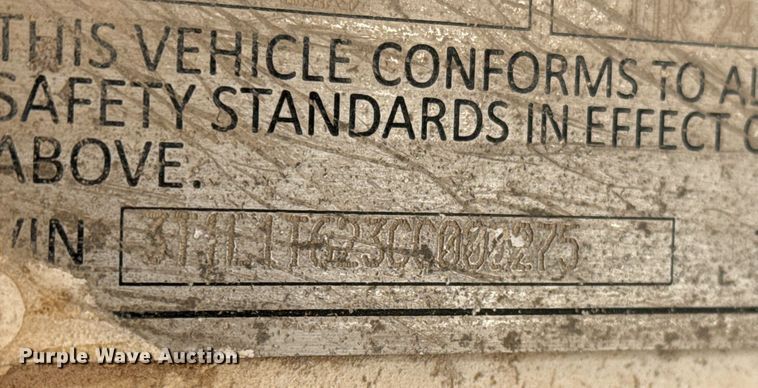 image for item EJ3200 2012 Tytal vacuum trailer