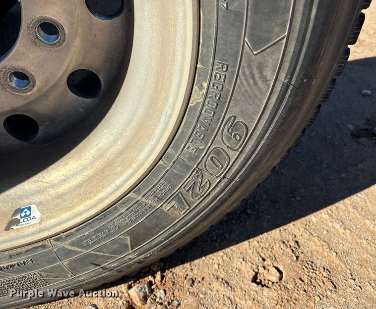 image for item EJ5055 (8) Yokohama 445/50R22.5 tires and wheels