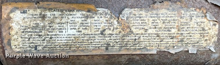 image for item EL8999 2005 International 9900i semi truck