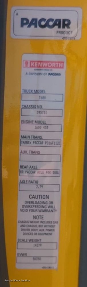 image for item EQ2451 2021 Kenworth T680 semi truck