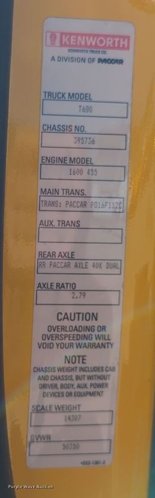 image for item EQ2466 2021 Kenworth T680 semi truck