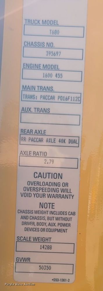 image for item EQ2468 2021 Kenworth T680 semi truck