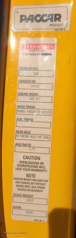 image for item EQ2479 2021 Kenworth T680 semi truck