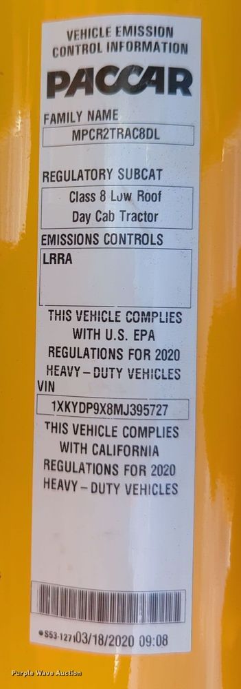 image for item EQ2479 2021 Kenworth T680 semi truck