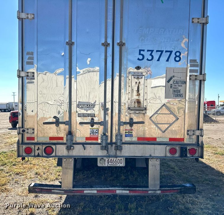 image for item ER8158 2013 Wabash RFALHSA refrigerated van trailer