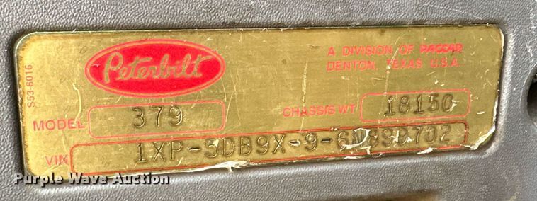 image for item ER8161 2006 Peterbilt 379 semi truck