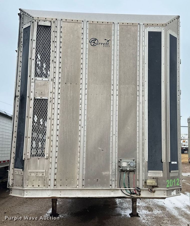 image for item ER8323 2012 Barrett livestock trailer