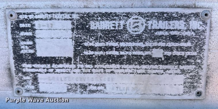 image for item ER8359 1997 Barrett livestock trailer