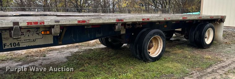 image for item MS9959 1998 Utility Trailer Mfg. FS2CHA flatbed trailer