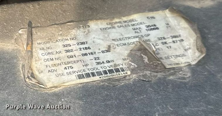 image for item OG9671 2009 Freightliner  Century Class semi truck