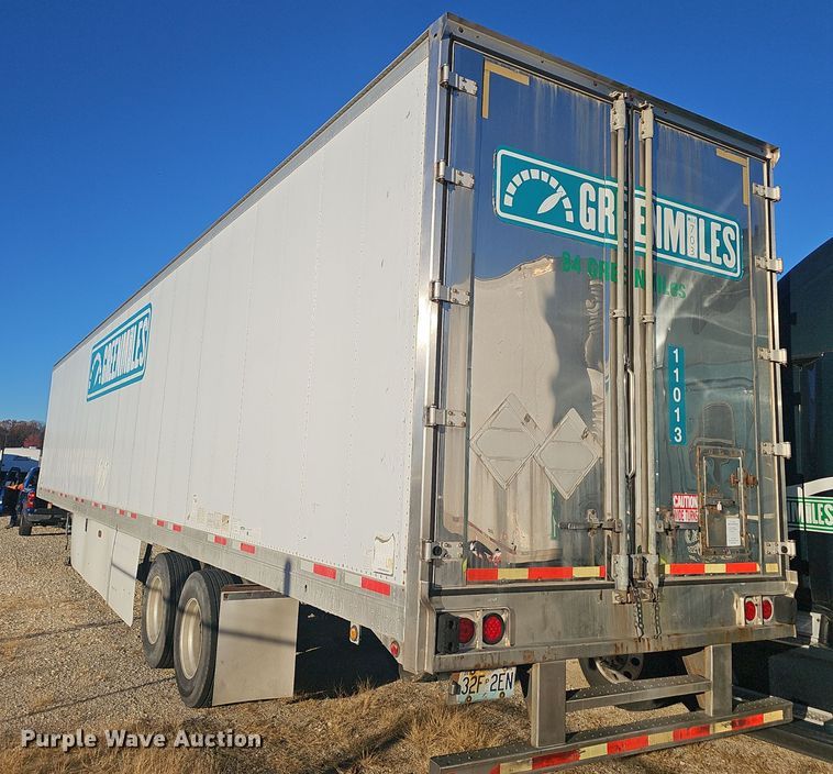 image for item OJ9101 2008 Wabash refrigerated van trailer