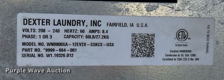 image for item DM1883 Dexter appliances