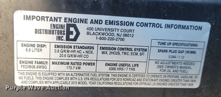 image for item DN3647 2011 Generac generator