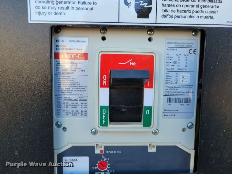 image for item DN3647 2011 Generac generator