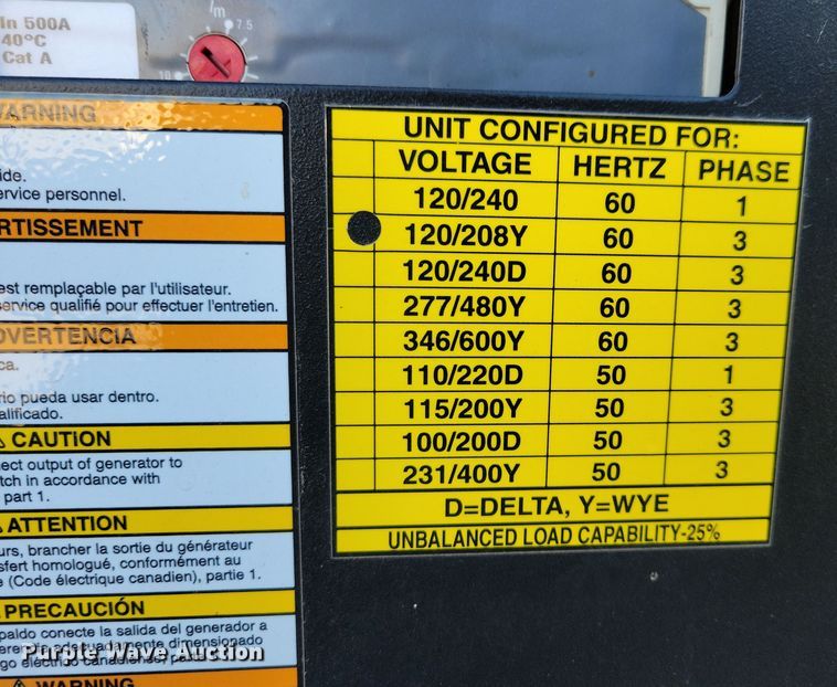image for item DN3647 2011 Generac generator