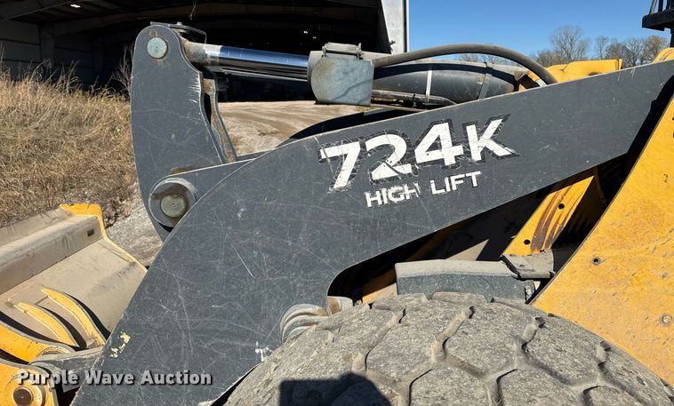image for item DO7639 2009 John Deere 724K high lift wheel loader