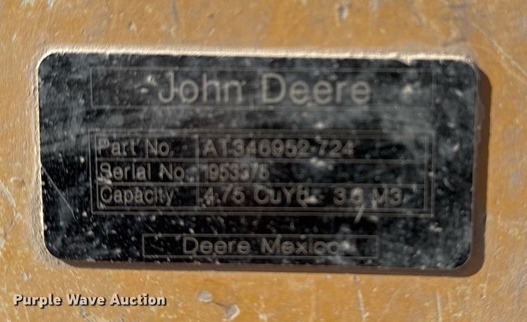 image for item DO7639 2009 John Deere 724K high lift wheel loader