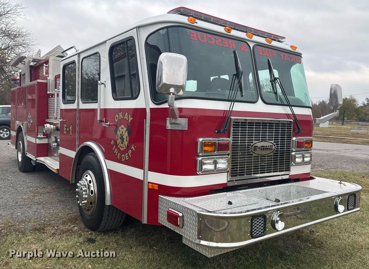 image for item DO7648 1998 Emergency One pumper fire truck