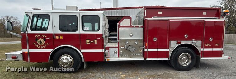 image for item DO7648 1998 Emergency One pumper fire truck