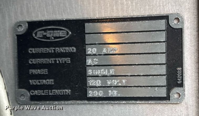 image for item DO7648 1998 Emergency One pumper fire truck