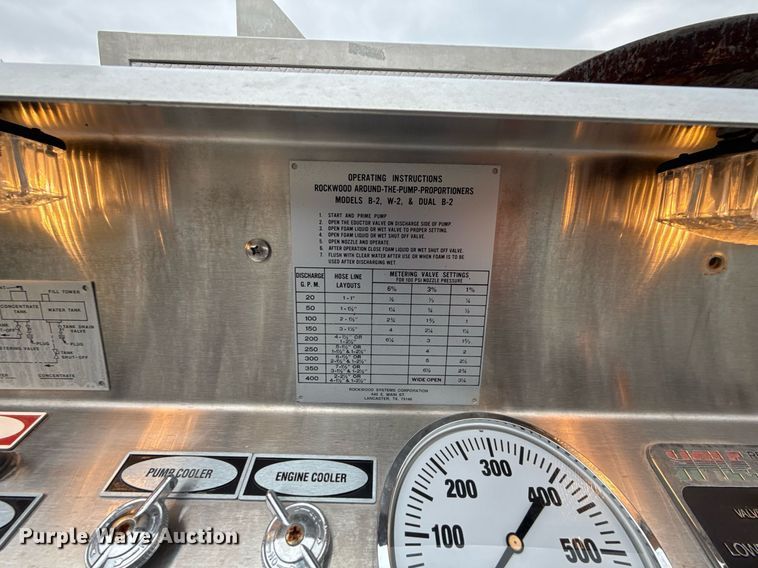 image for item DO7648 1998 Emergency One pumper fire truck