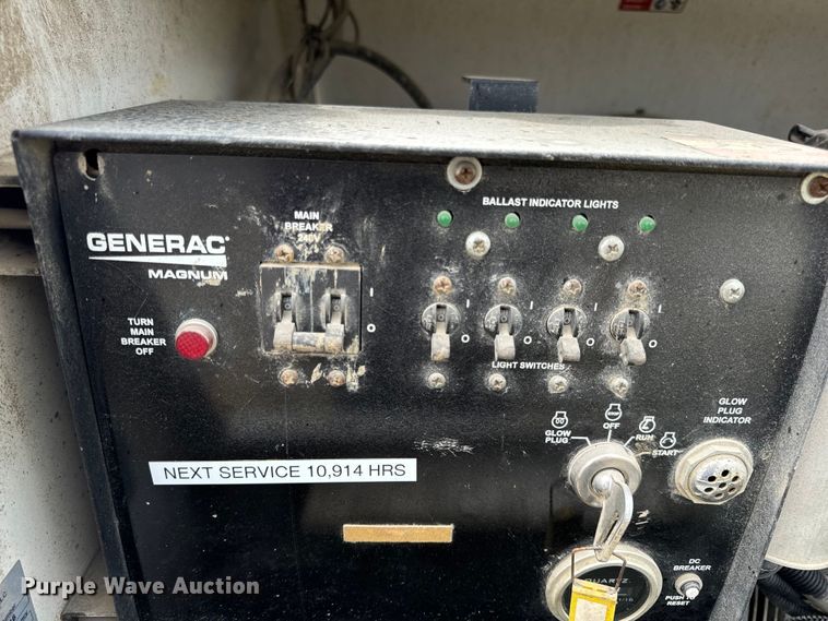 image for item DP6675 Generac Magnum MLT4150MV light plant