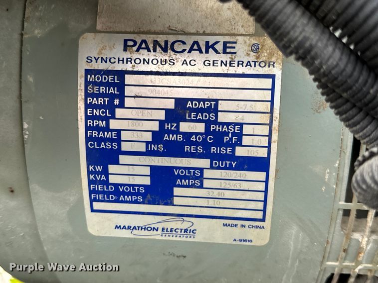 image for item DP6675 Generac Magnum MLT4150MV light plant