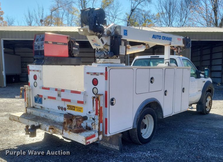 image for item DQ3794 2007 Ford F450 Super Duty XL utility / service truck