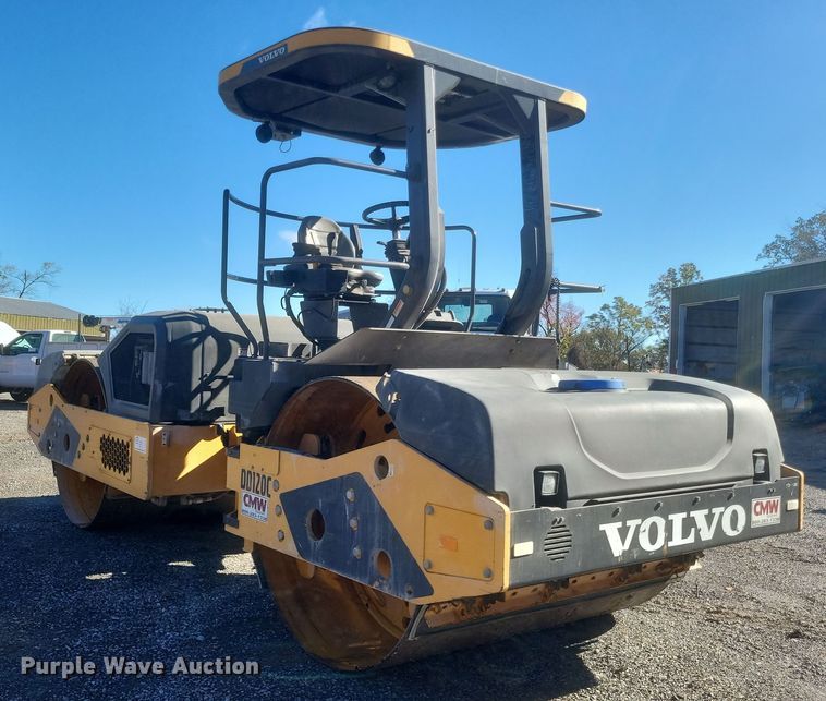 image for item DQ3796 2017 Volvo DD120C double drum vibratory roller
