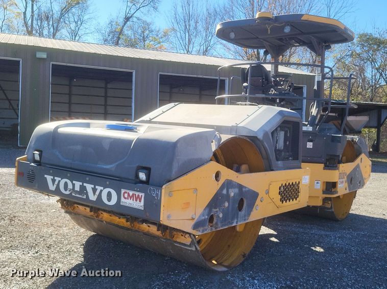 image for item DQ3796 2017 Volvo DD120C double drum vibratory roller