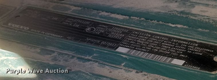 image for item DQ3796 2017 Volvo DD120C double drum vibratory roller