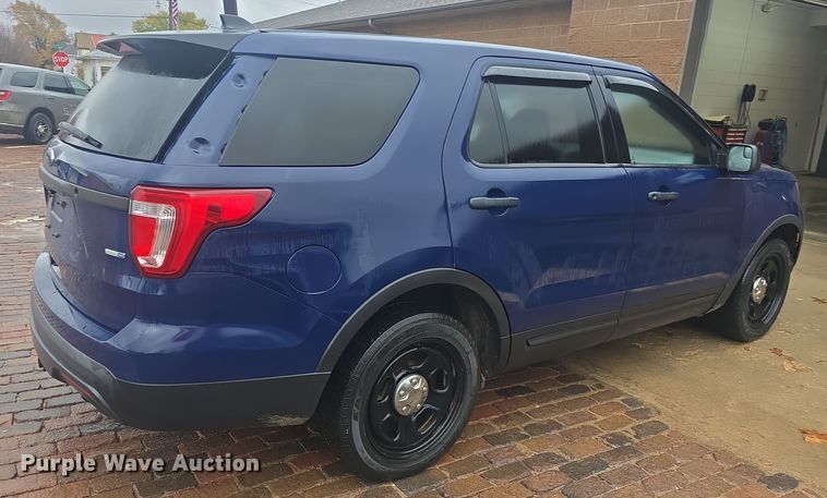 image for item DQ5305 2016 Ford Explorer Police Interceptor SUV