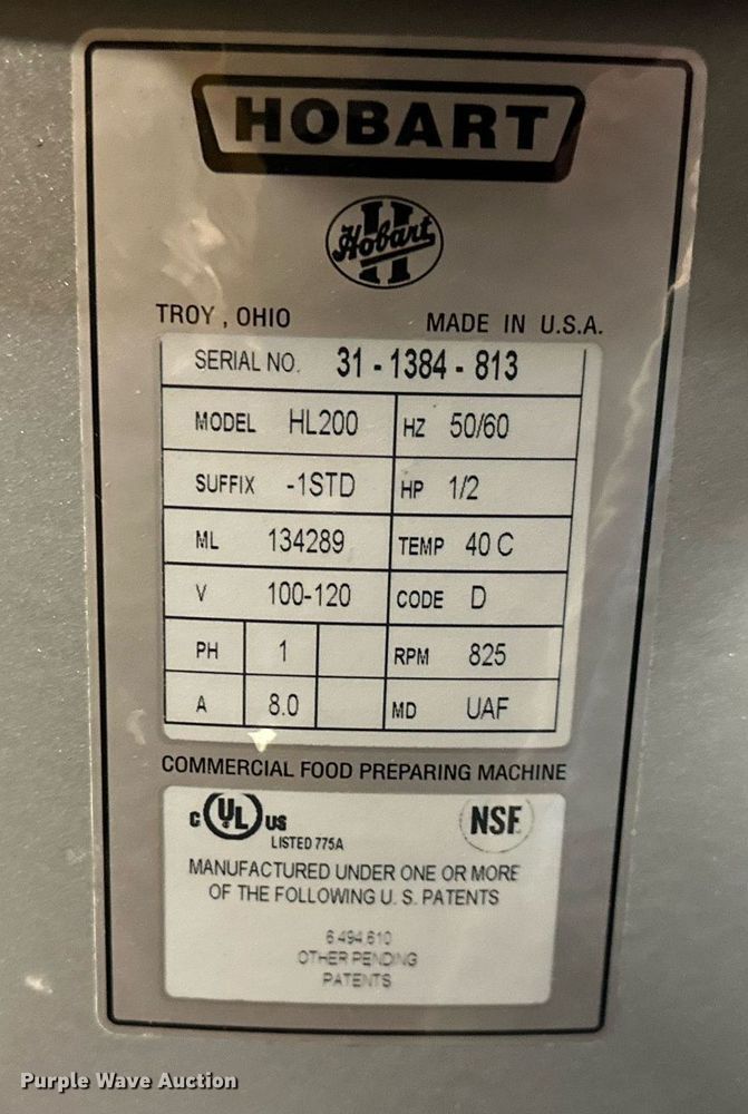 image for item DS3202 (3) Hobart mixers