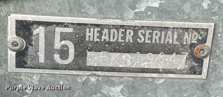 image for item DU9515 Allis-Chalmers Gleaner combine